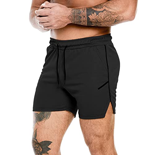 Running Shorts Men Casual Jogging Sport Short Pants Drawstring Gym Shorts ；  - Helia Beer Co