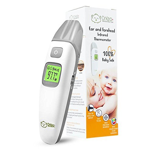 Baymore Digital Baby Forehead and Ear Infrared Thermometer