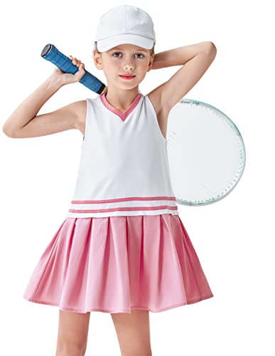 JACK SMITH Youth Girls Tennis Dress Golf Sleeveless Outfit School