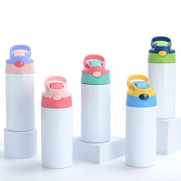 12oz Stainless Steel Sublimation Toddler Water Bottle/Sippy Cup