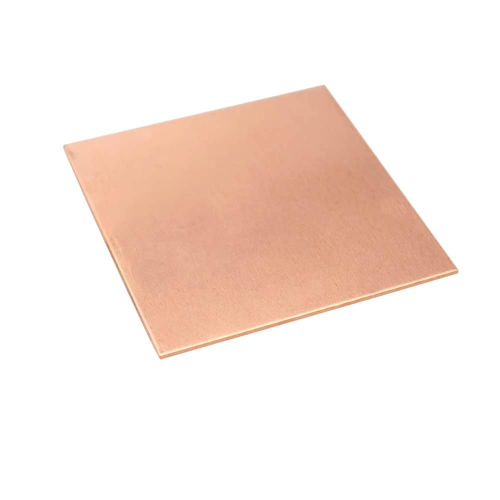 1mm x 100mm x 100mm 99.9% Pure Copper Cu Metal Sheet Plate