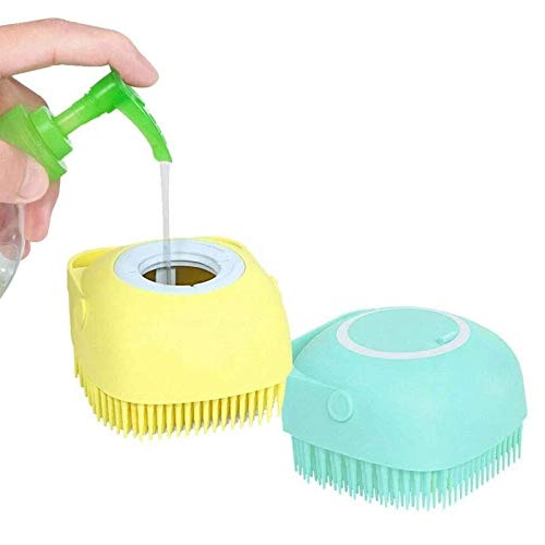 Silicone Body Scrubber AOLANS Massage Bath Brush Shower Sponge Liquid Soap  Dispenser Soft Bath Brush Body Scrubber for Children Women Men Reusable  Loofah (A Set 2PACK)