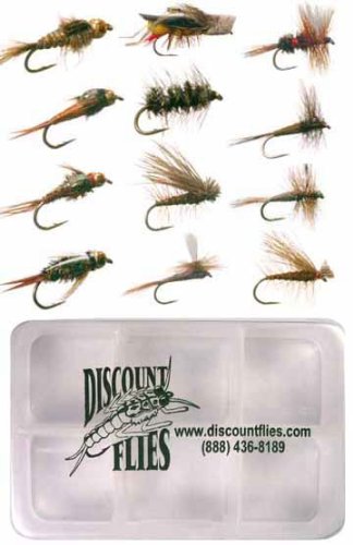 DiscountFlies Terrestrial Dry Fly Fishing Flies Fishing Kit w/Fly