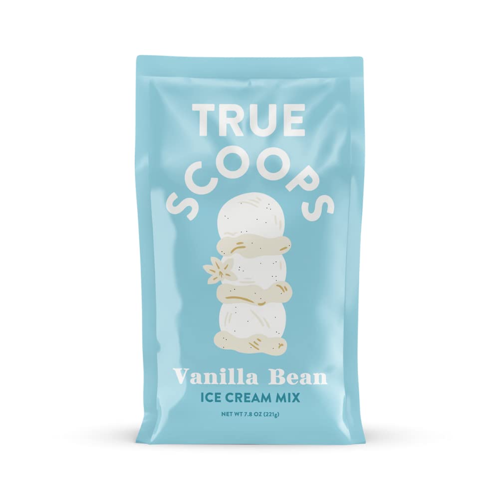 True Scoops - Vanilla Bean Ice Cream Mix - No Ice Cream Maker