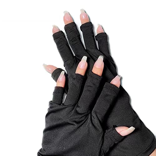 Faiteary UV Protection Gloves for Gel Nail Lamp, Skin Care Anti UV