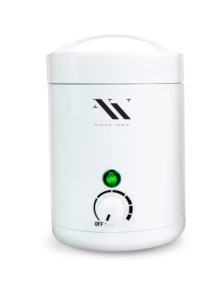 Nova Mini Wax Pot Warmer for Hair Removal - Hard Wax Capacity 4oz - Face  and Body (120volt US Plug)
