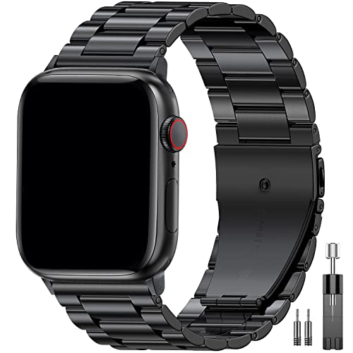 Compatible avec Apple Watch Bracelet42mm 44mm 45mm 49mm, Acier