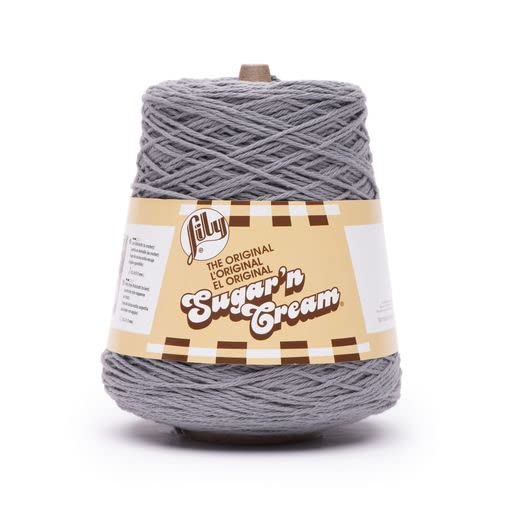 Lily Sugar'N Cream Cones Overcast Yarn - 1 Pack of 400g/14oz - Cotton - 4  Medium - Knitting/Crochet