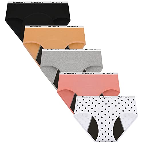  Nalwort Girls Panties Big Kids Cotton Underwear for