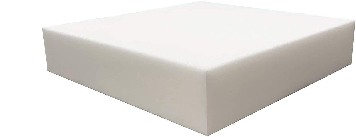 Foamrush 5 x 18 x 18 High Density Upholstery Foam Cushion (Chair Cushion Square Foam for Dinning Chairs, Wheelchair Seat Cushion Replacement)