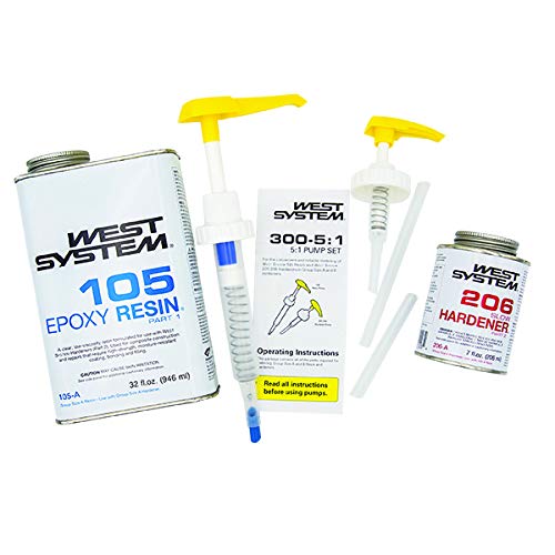 Kit 105/205A for fast curing epoxy. West System