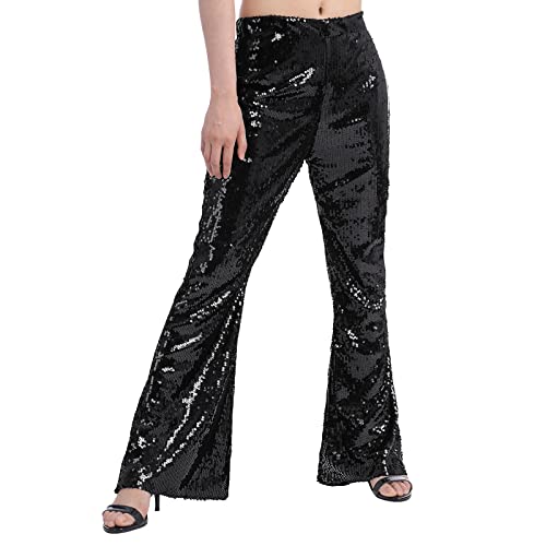 Sequin Flare Pant | Eloquii