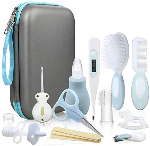Lictin Baby Grooming Kit 15PCS Baby Health Care Set Portable Baby Travel  Kit, Safety Cutter Baby