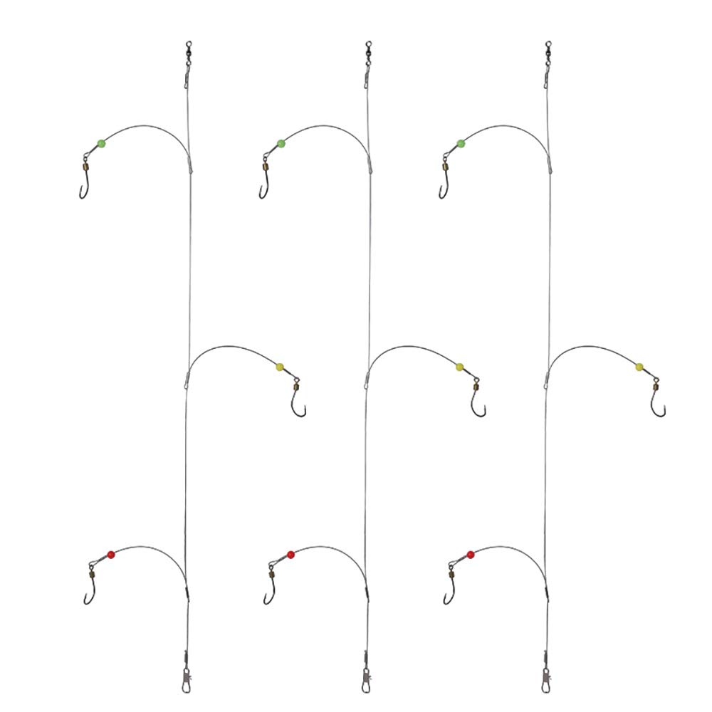 Dyxssm Fishing Feeder Carp Fishing Hooks with Algeria