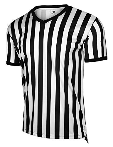 FitsT4 Men's Pro Soccer Referee Jersey Long Sleeve Ref Shirt