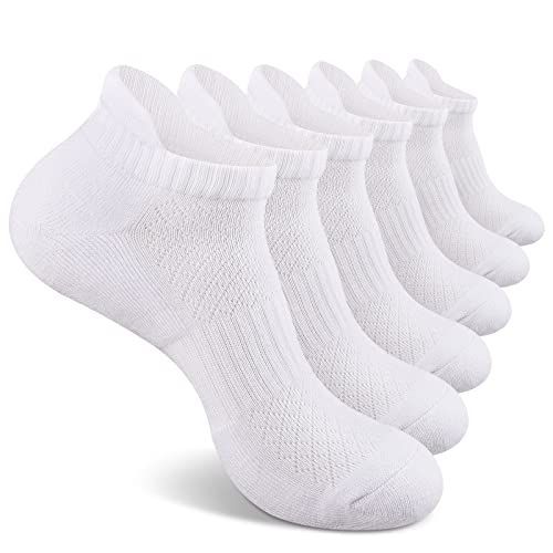 COOPLUS Male Sock Size 10-13 Men’s Athletic Ankle Performance Low Cut Socks  6 Pairs