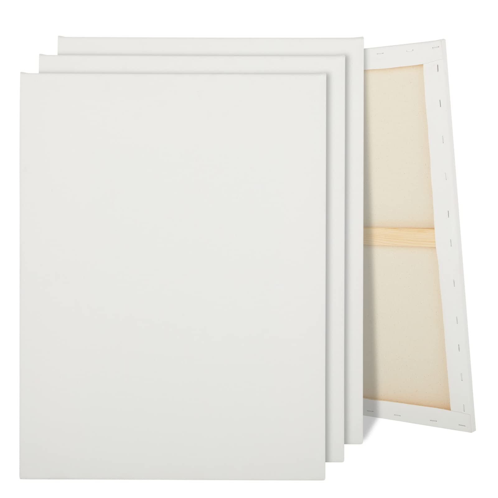 Stretched White Canvas Boards for Painting for Acrylic Oil Paints