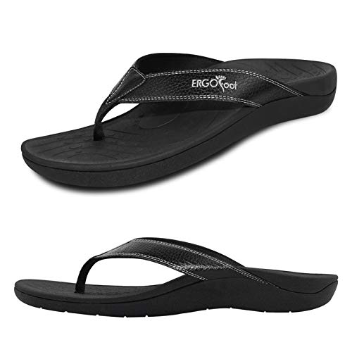 Upgraded Orthotic Flip Flops with High Arch Support- Women's and