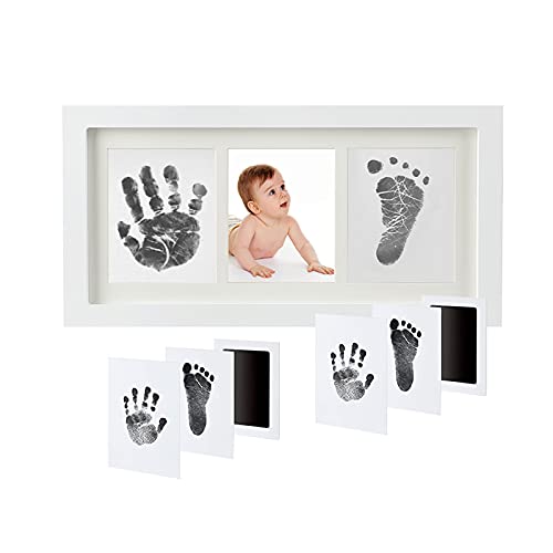 Baby Prints Handprint and Footprint Kit, Newborn Hand and Footprint  Keepsake with 2 Safe Clean-Touch