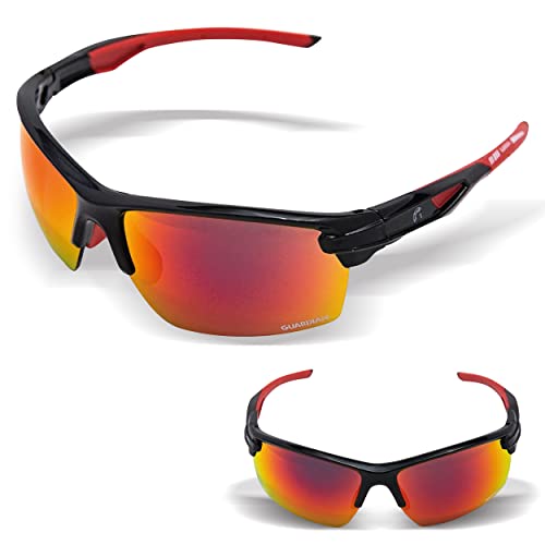 Guardian Baseball Sunglasses for Ages 10 to Adult - Sports Sunglasses for  Men, Women, and Youth - Cycling