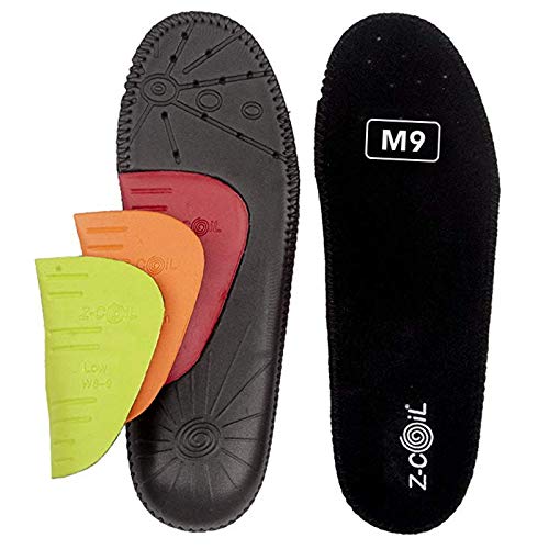 Z-CoiL Men's Z-Fit Black Custom Arch Insole - Size 13 M