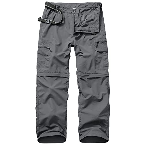 Olive Green 5-in-1 Convertible Zip-Off Cargo Pants – Tunnel Vision