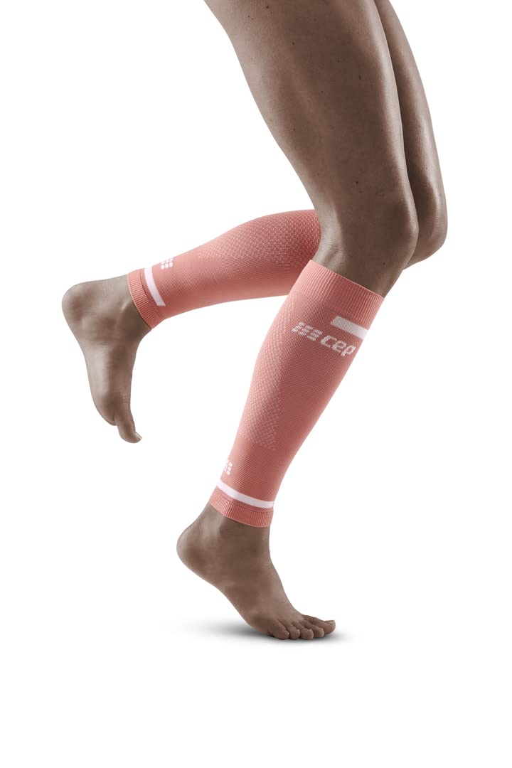 CEP Women's Athletic Compression Run Sleeves - Calf Sleeves for Performance  3 4.0 - Rose