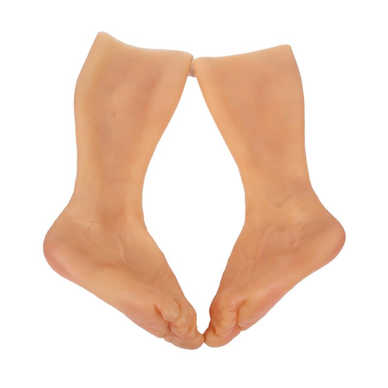 Silicone Prosthesis Foot Sleeve Realistic Artificial Men Silicone