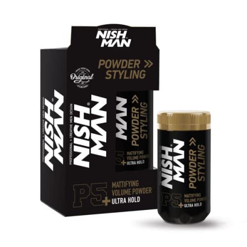 Nishman Hair Styling Series (P5+ Powder Wax Ultra Hold 20gr)