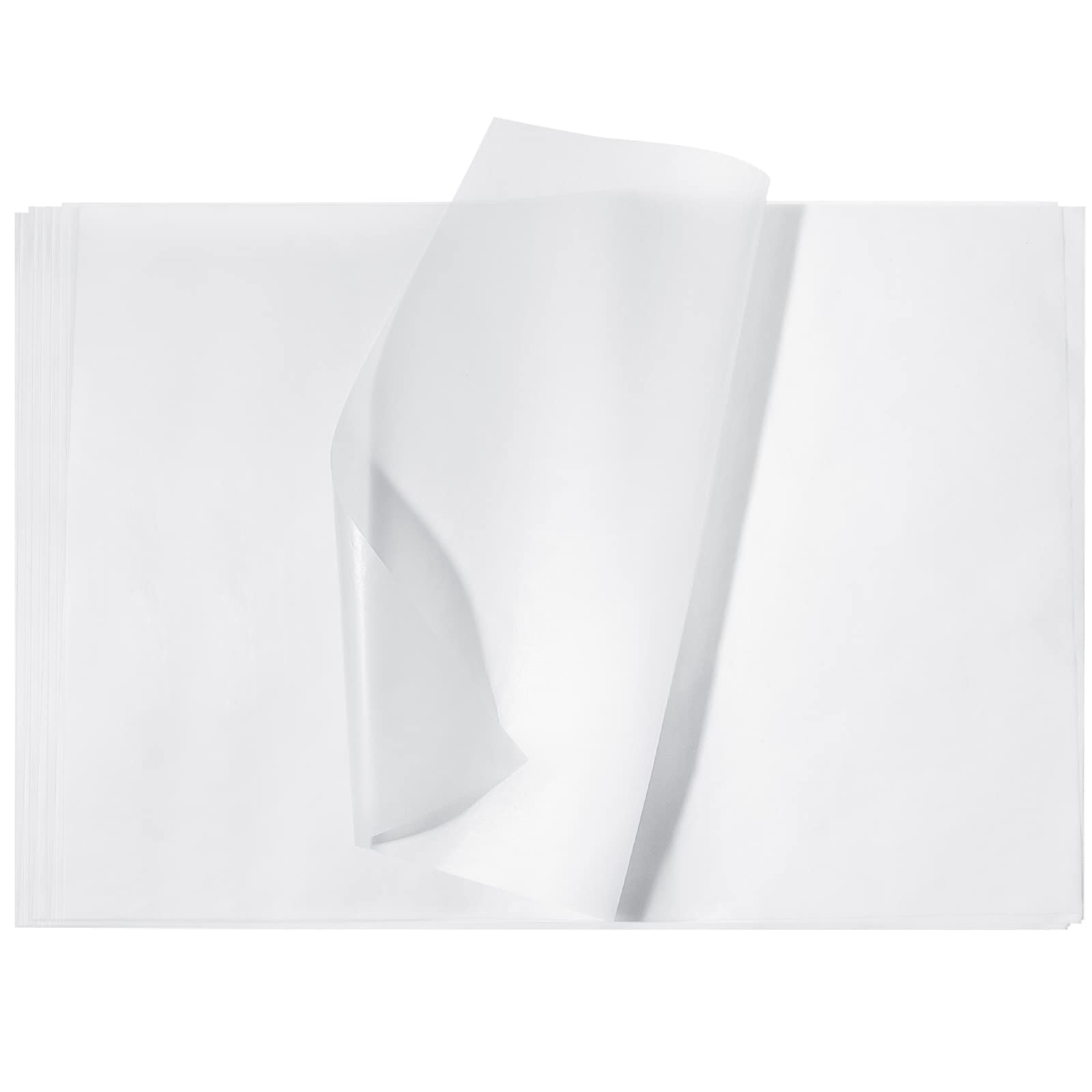 120 Sheets Deli Paper Sheets Transparent Paper Translucent Clear Paper  Tracing Paper for Drawing Wax Paper Printing Sketching Calligraphy Pencil  Ink Markers, White (9 x 13 Inch) 9 x 13 Inches