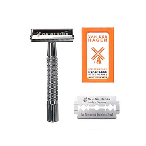 VAN DER HAGEN Ice Tempered Stainless Steel Razor Blades (5