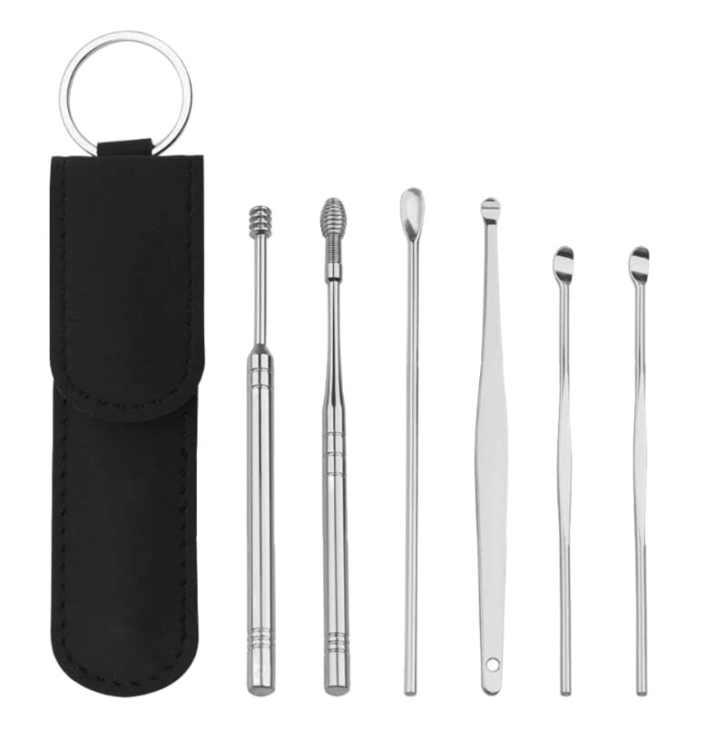 !6PCS Ear Cleaner Wax Removal Tool Earpick Stick Earwax Remover Curette Ear  Pick