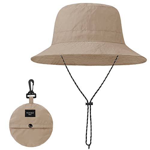 Durio Waterproof Bucket Hats for Men Women Outdoor Packable Sun Hat Summer  Travel Beach Bucket Hat