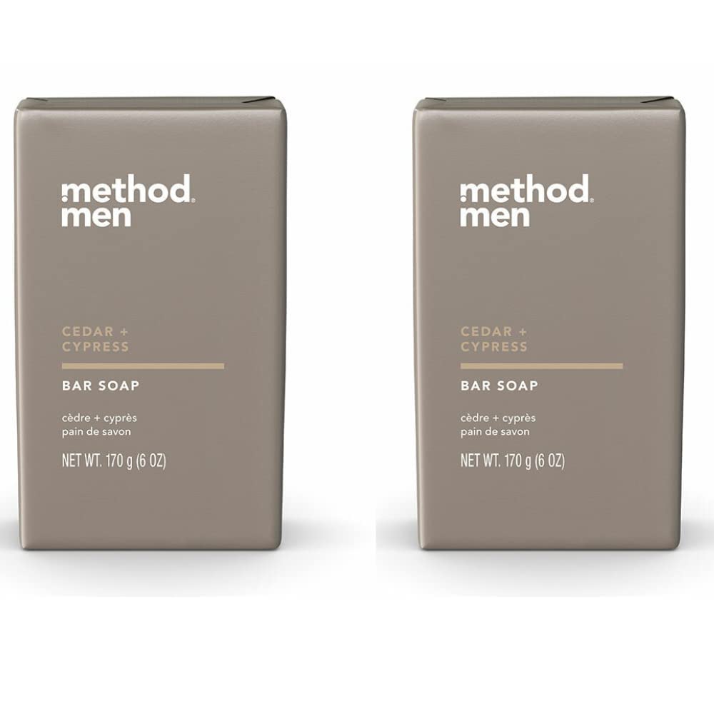 Method Men Bar Soap, Cedar + Cypress - 170 g