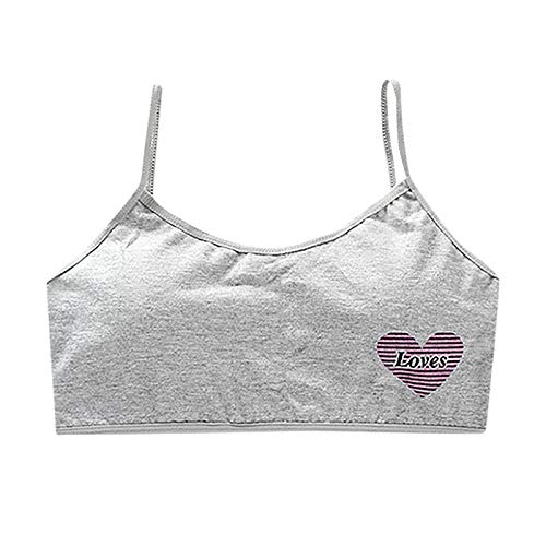 Kid Teenage Girls Student Underwear Sport Training Bra Cotton