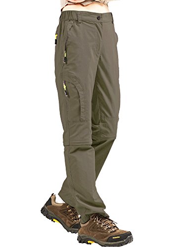 Women's Hiking Pants Convertible Quick Dry Stretch Lightweight Zip-Off  Outdoor Fishing Travel Safari Pants 12