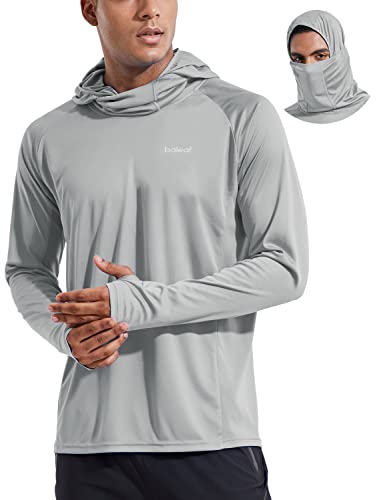 BALEAF Men's Long Sleeve Hoodie Shirts UPF 50+ UV Sun Protection
