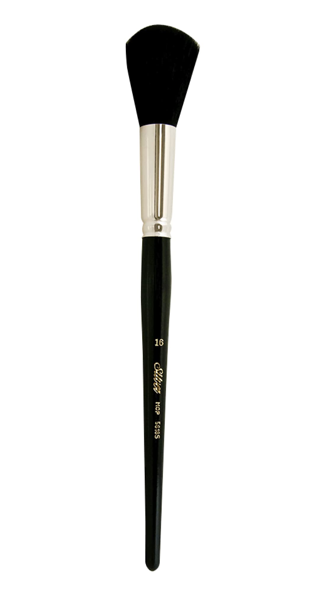 Silver Brush Limited 5618S Size 16 Silver Mop Black Round Paintbrush Oil  Acrylic and Watercolor Brush Short Handle Size - 16 Black Round
