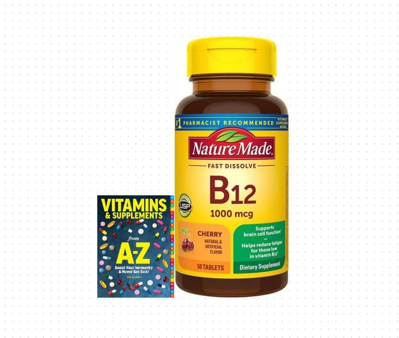 Nature Made Vitamin B12 Fast Dissolve Easy To Take Vitamin B12 1000 Mcg