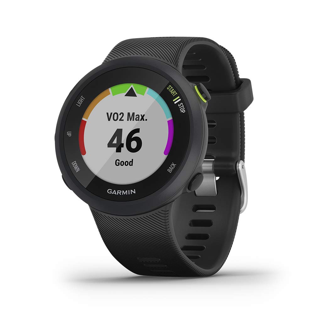 Garmin Forerunner 45, 42mm Easy-to-use GPS Running Watch with Coach Free  Training Plan Support, Black Black 45 Watch