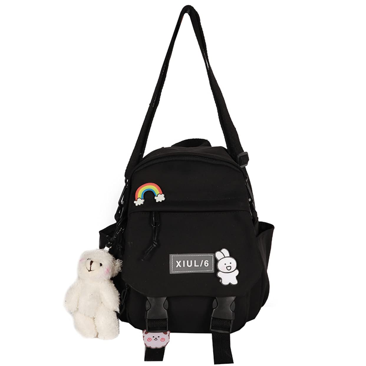 Cute Mini Backpacks With Accessories Aesthetic Mini Backpack For Teens Kawaii Small Backpack (white,with-accessories)