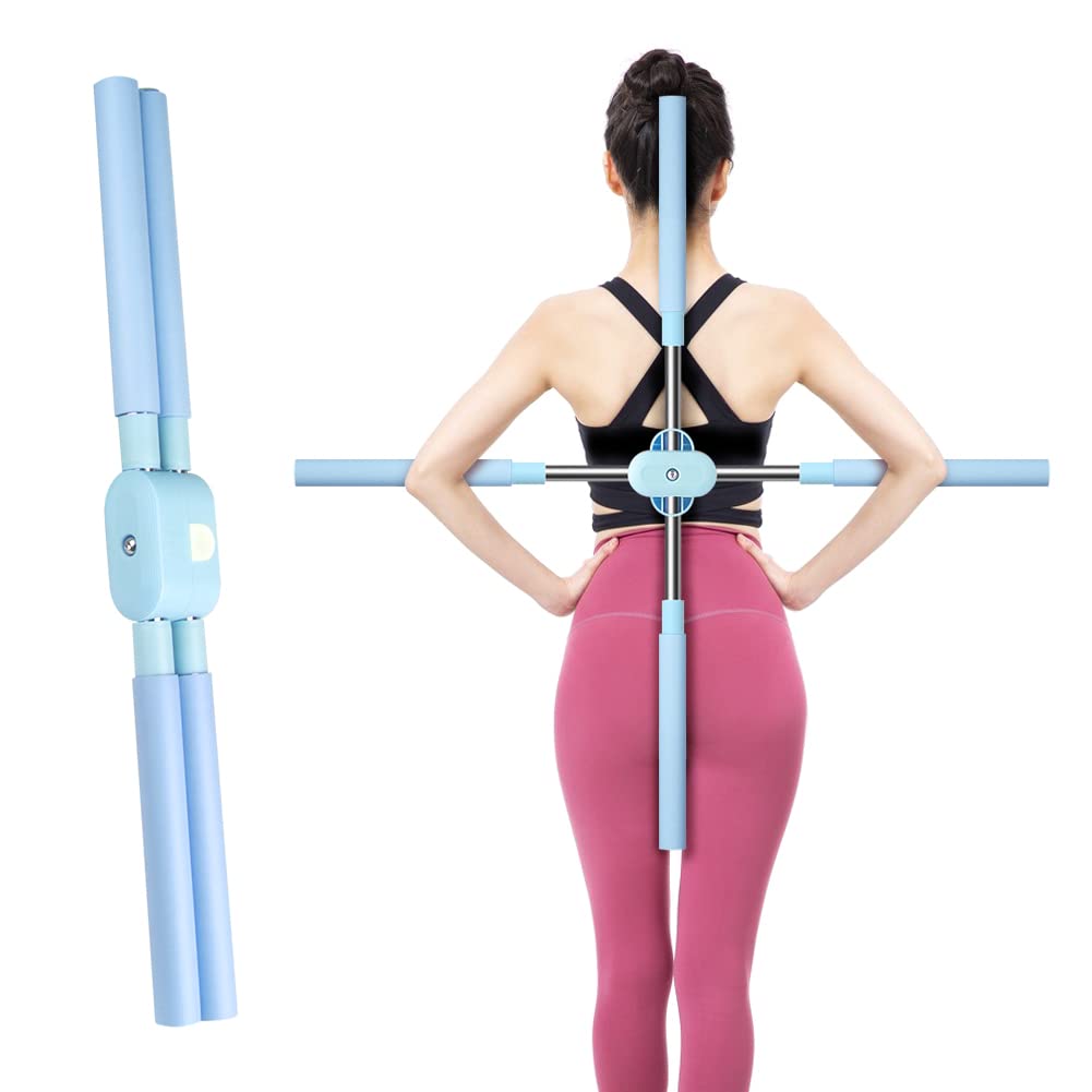 Posture Corrector, Yoga Sticks Stretching Tool, Yoga Training Sticks for  Posture, Back Straightener Posture Corrector, Retractable