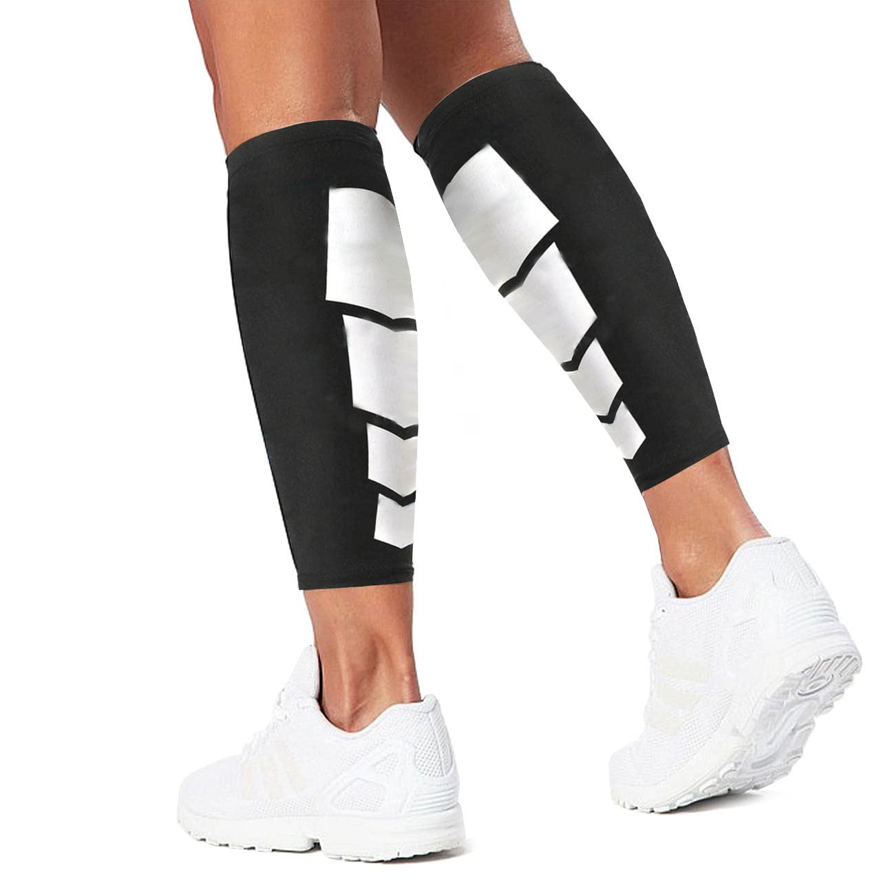 Gemx Calf Compression Sleeve Men & Women (1 Pair) Footless Calf Sleeves for Shin  Splints Support