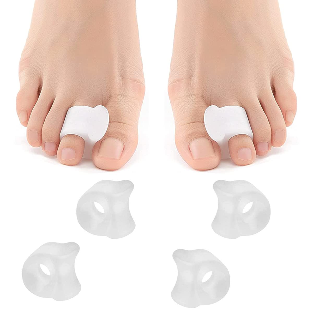 Bunion Pads Toe Separators Toes Corrector for Bunions Pain Overlapping ...