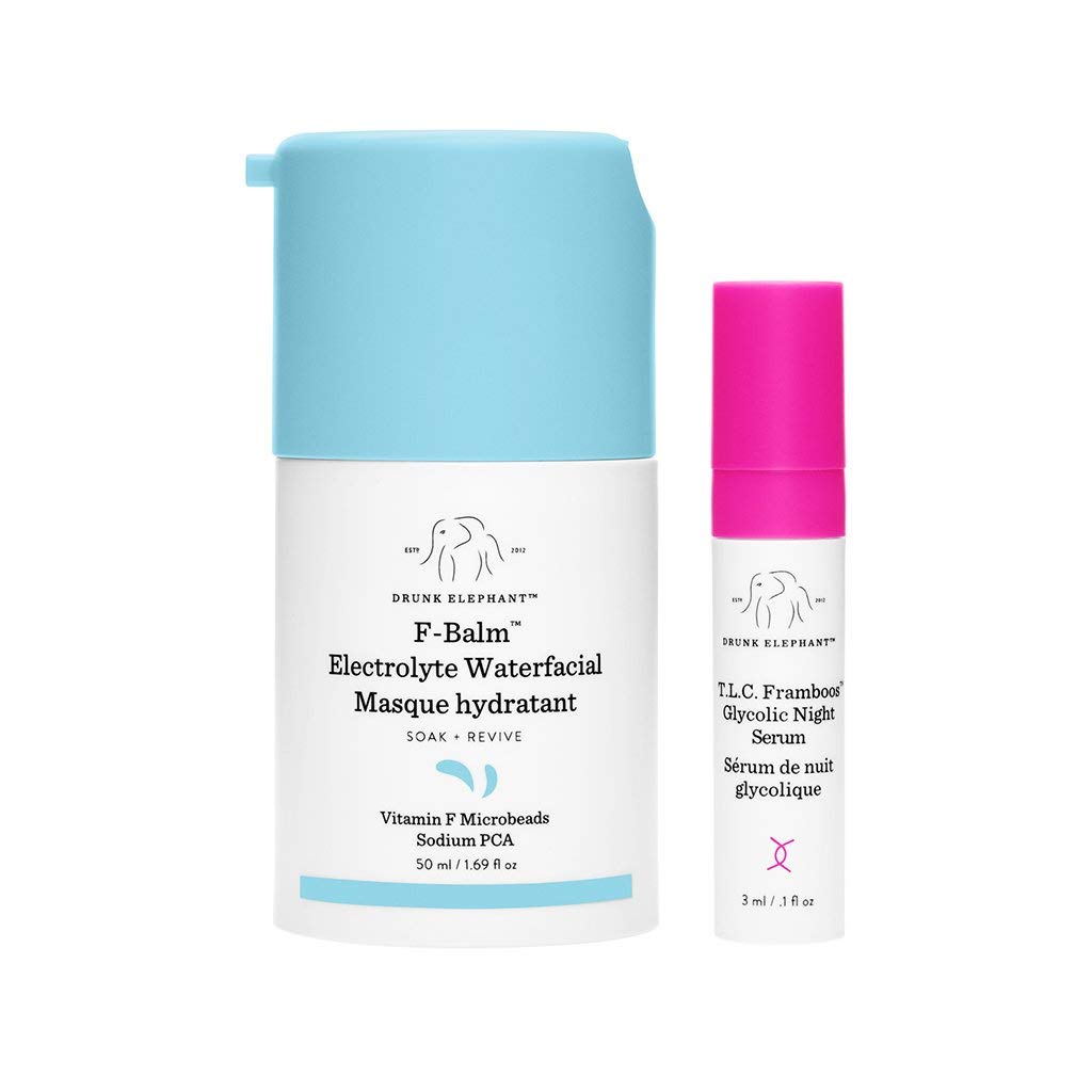 Drunk Elephant F-Balm Hydrating Electrolyte Waterfacial. Quenching and  Strengthening Overnight Mask.