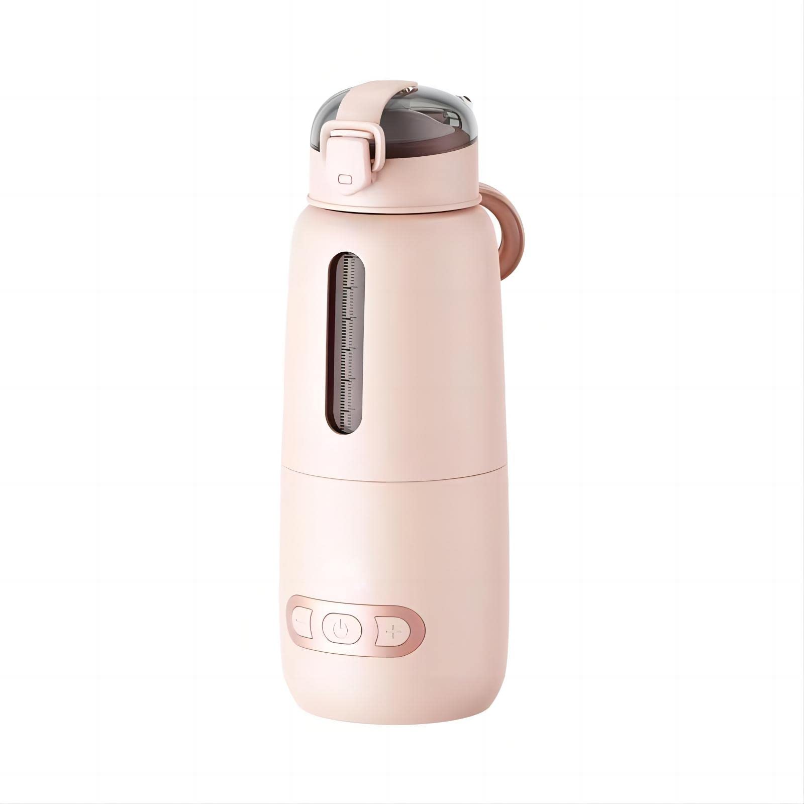 Takyyds Smart Portable Milk Warmer Rechargeable USB Bottle Warmer for Baby  Breastmilk and Formula Portable Water Warmer Instant Water Warmer Smart Baby  Flask (Pink)