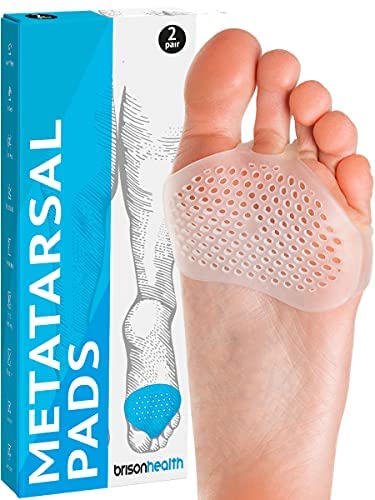 Buy Metatarsal Pads - Gel Sleeves Forefoot Cushion Pads - Fabric Soft Foot  Care Ball of Foot Cushions for Bunion Forefoot Mortons Neuroma Blisters  Callus Supports Metatarsalgia Pain Relief - Men Women