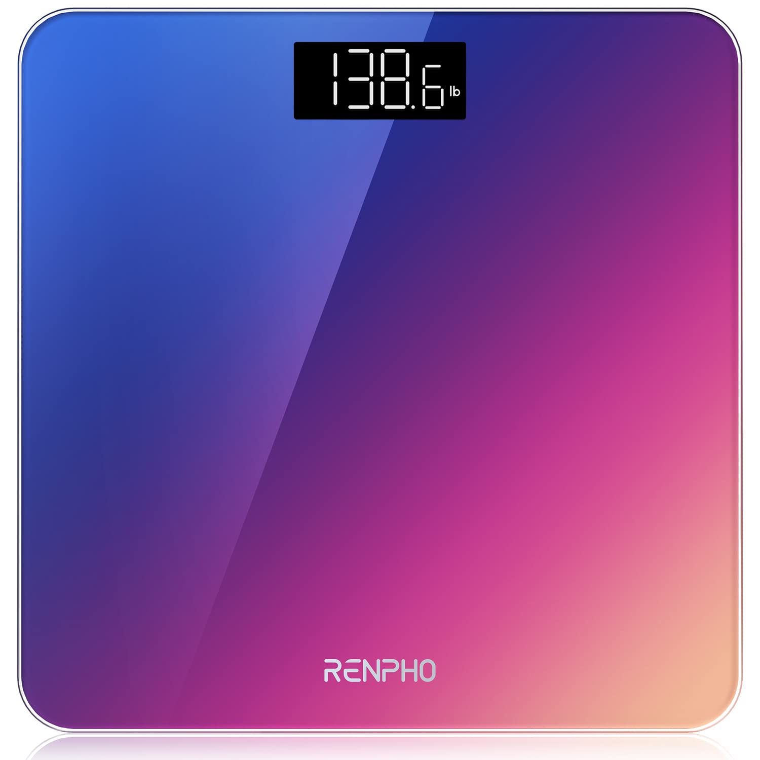  RENPHO Digital Bathroom Scale, Highly Accurate Body Weight  Scale with Lighted LED Display, Bluetooth Blood Pressure Machine, RENPHO  Wireless Smart BP Monitor Large Cuff with Large Display : Health & Household