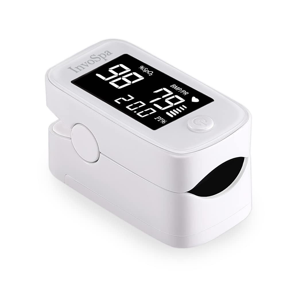 Geldschieter Baffle Communisme Pulse Oximeter Fingertip for Adults - Oximeter Blood Oxygen Saturation  Monitor (SpO2) with Heart Pulse Rate - Portable Finger Pulse Oximeter -  Digital Oxygen Meter Finger, Oximetro, Batteries Included