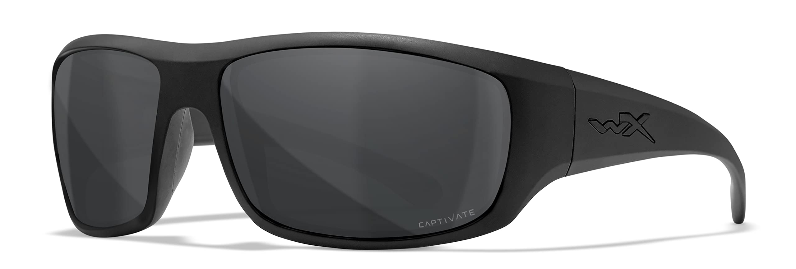 Wiley X WX Omega Captivate Polarized Sunglasses, ANSI Z87 Safety Glasses  for Men and Women, UV